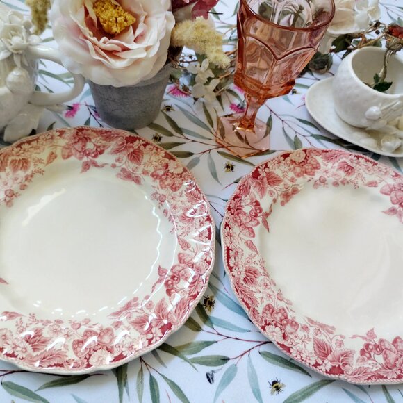Johnson Brothers Strawberry Fair 2 Dinner Plates